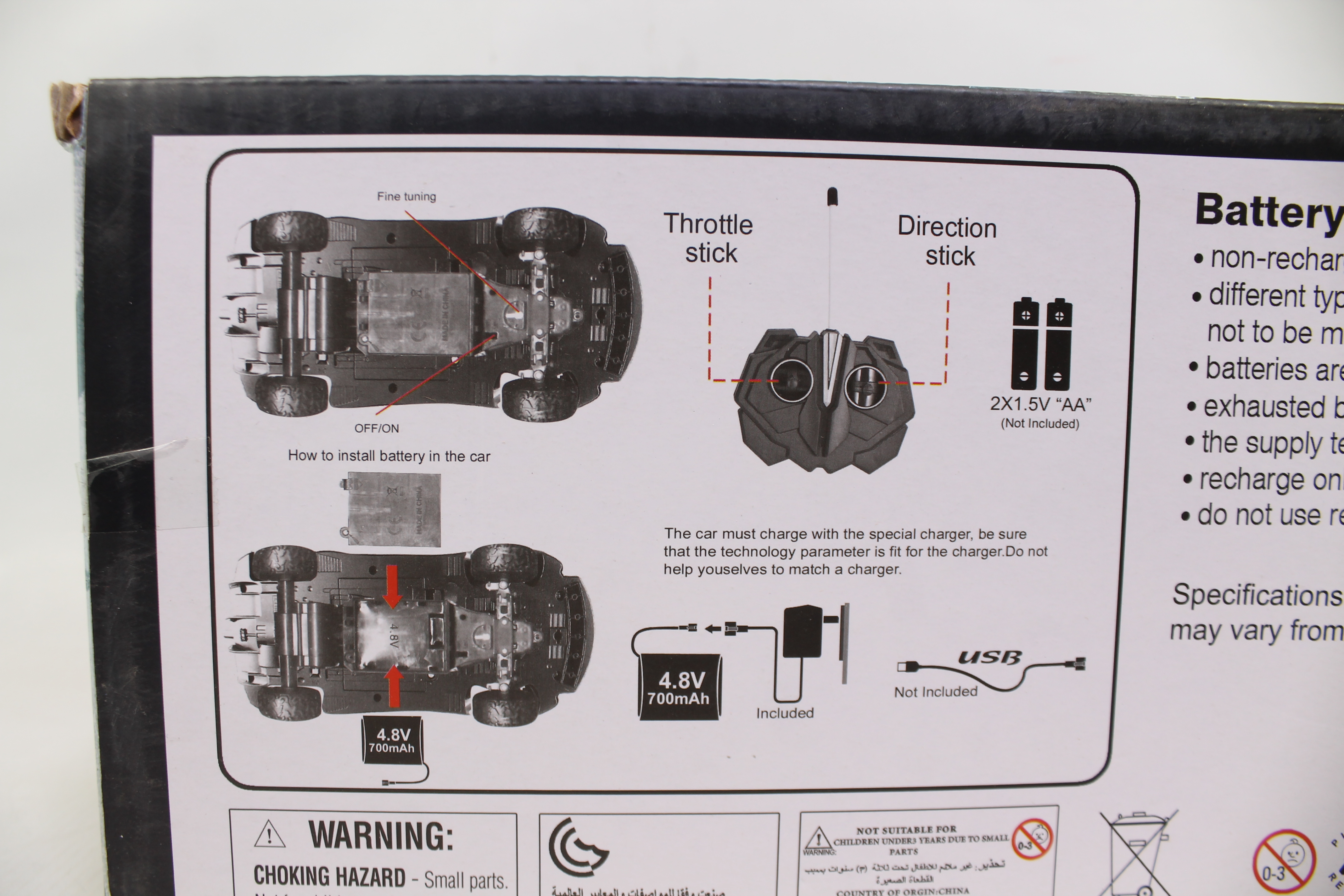 ^R/c Mobil Dodge Charger Fast&amp;Farious Box Wind @24