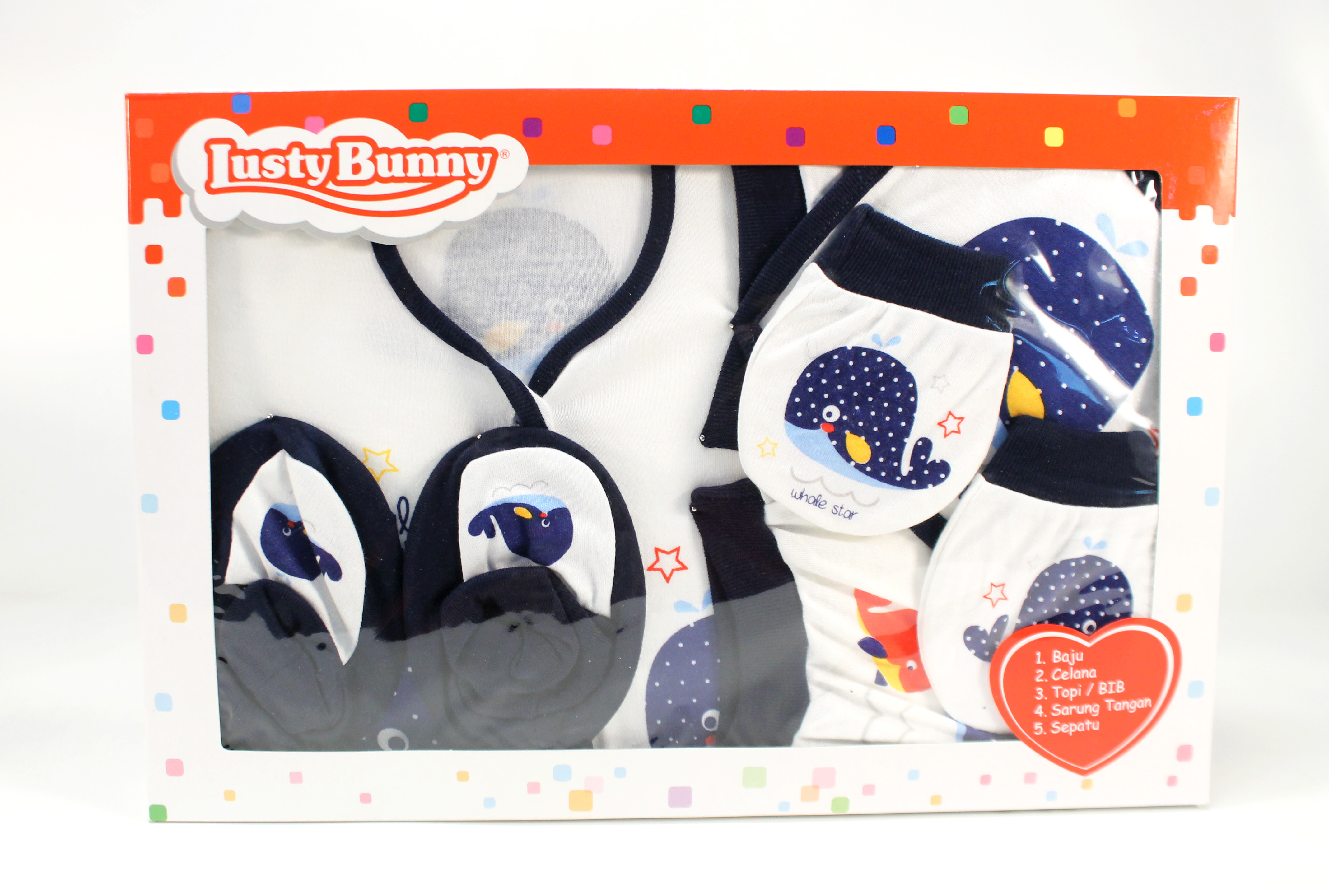 ^Pakaian Baby Set New Born Lusty Bunny Box Wind @24