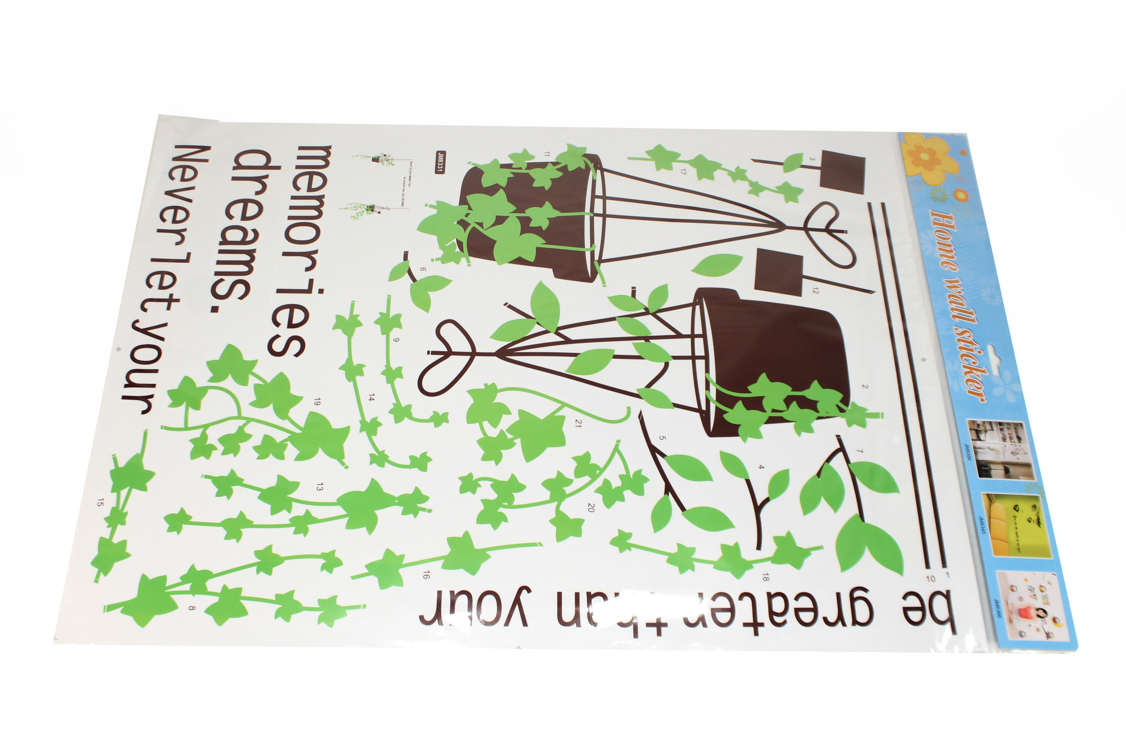 ^Sticker Transparan Motif Campur Uk.50x70 Ktg @300
