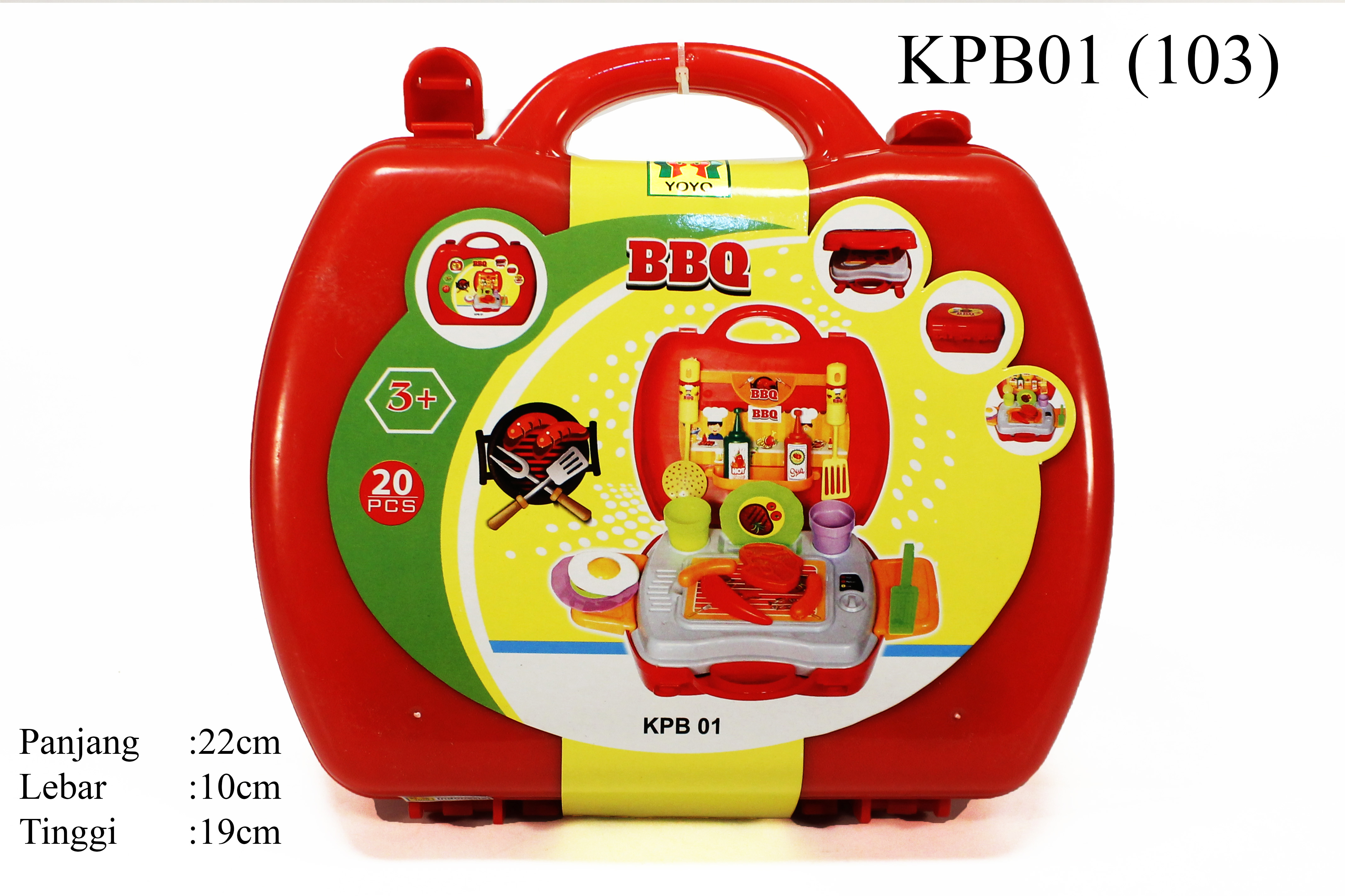 ^Barbeque Set Koper @48