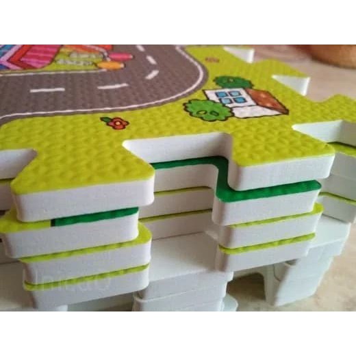 ^Puzzle Lantai Crossing Road @30