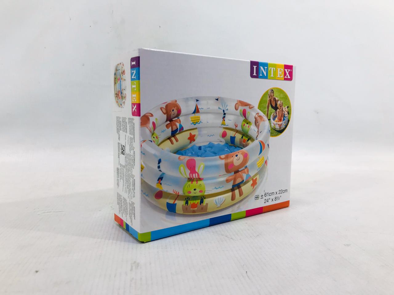 #Kolam Intex Motif Beach Buddies 61cmx22cm Box @12