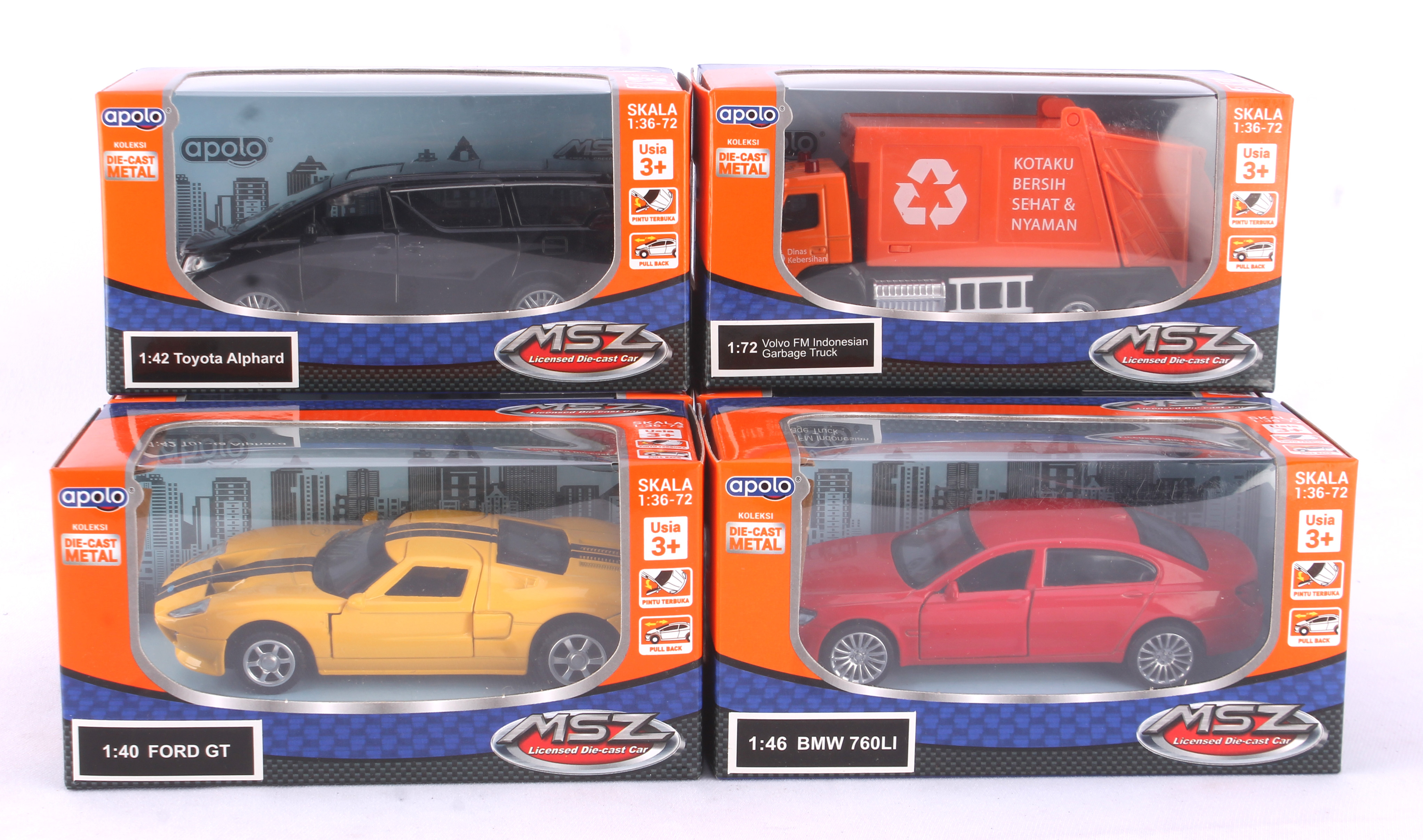 ^D/c Mobil Msz Apolo 1box 24pcs @96