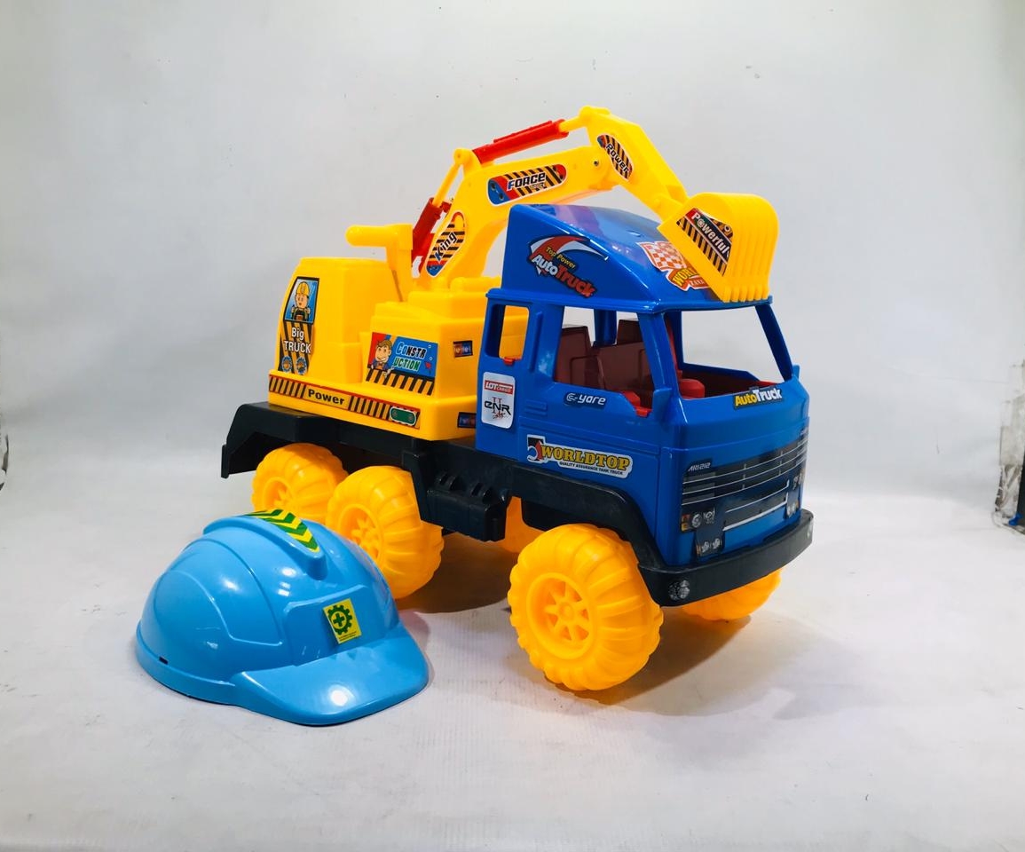 Truk Keruk Worldtop Roda Warna + Topi Ktg @12