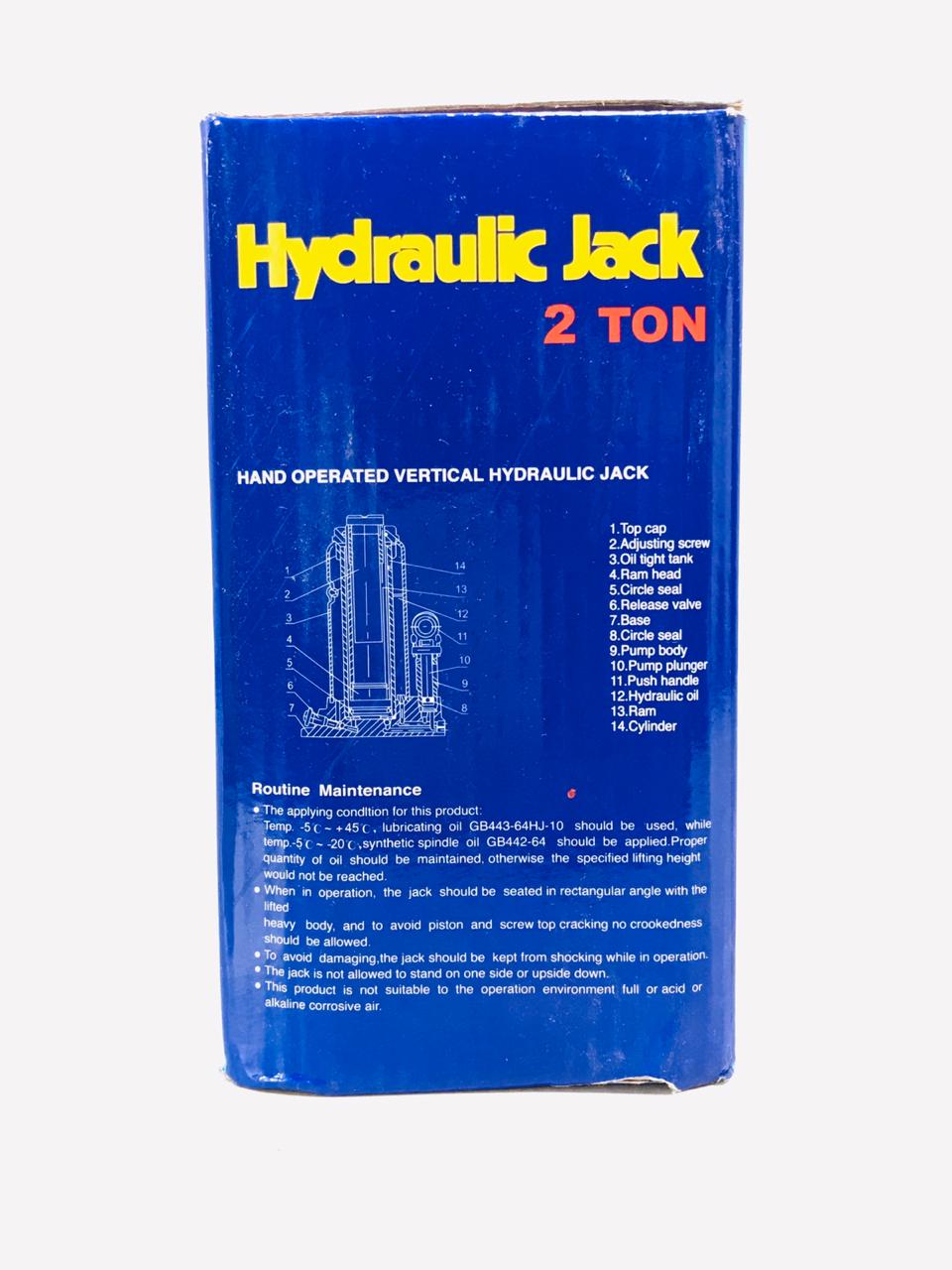 Dongkrak Botol Hydraulic 2Ton @10