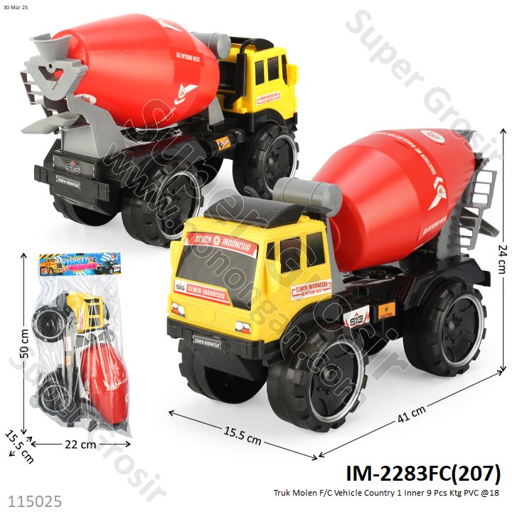Truk Molen F/C Vehicle Country 1 Inner 9 Pcs Ktg PVC @18
