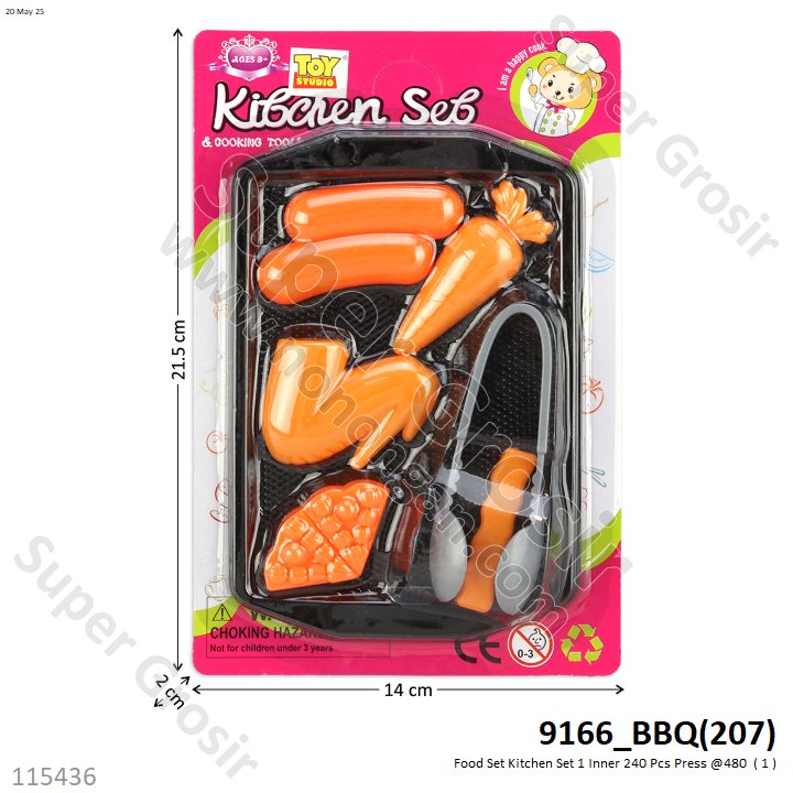 Food Set Kitchen Set 1 Inner 240 Pcs Press @480