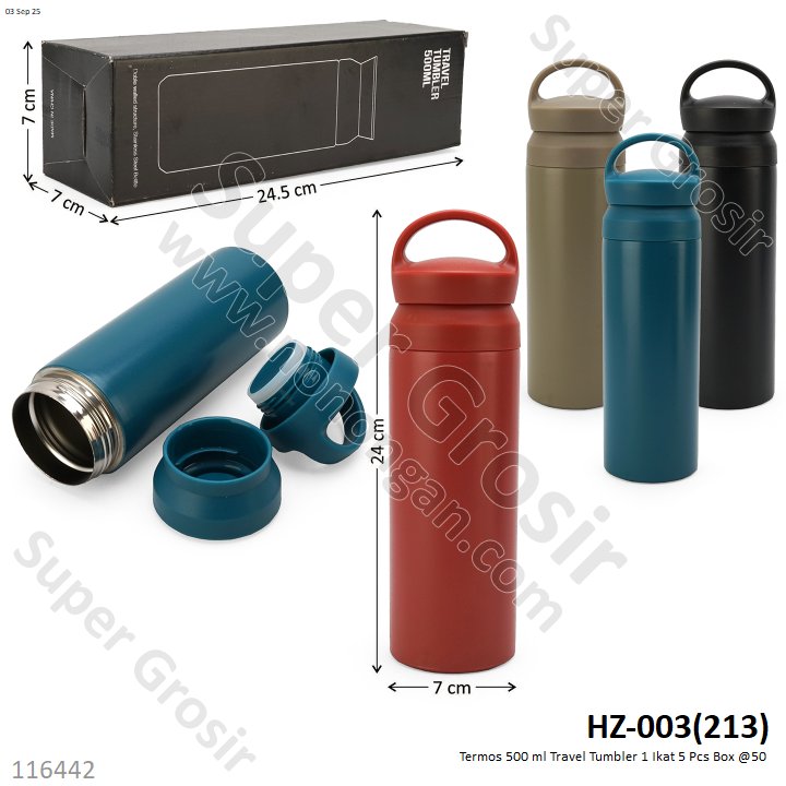 Termos 500 ml Travel Tumbler 1 Ikat 5 Pcs Box @50