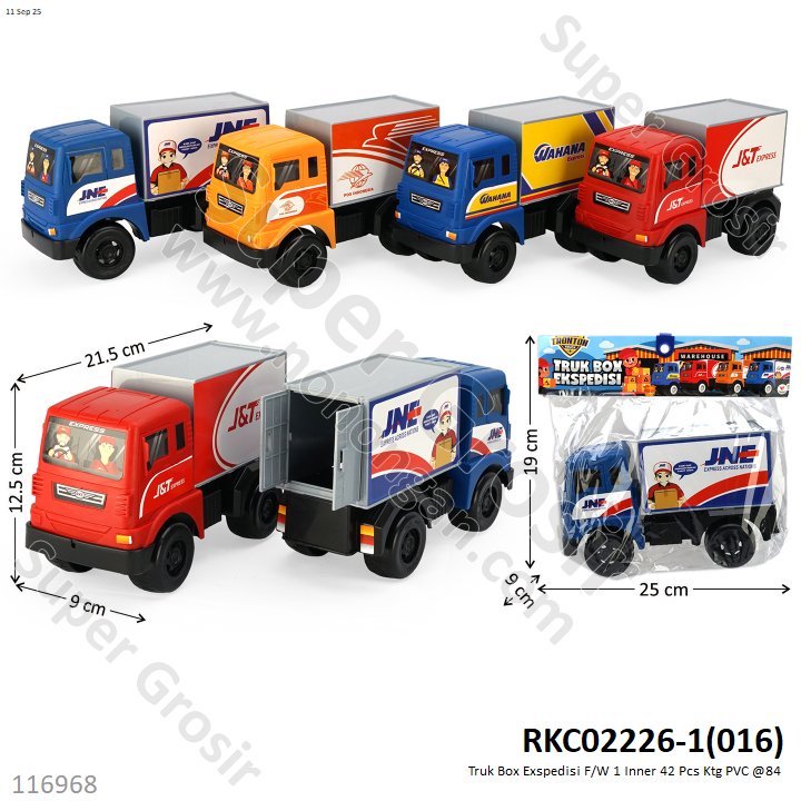 Truk Box Ekspedisi F/W 1 Inner 42 Pcs Ktg PVC @84