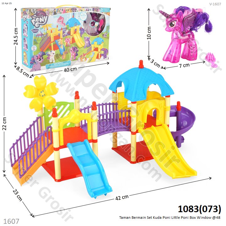 Taman Bermain Kuda Poni My Little Pony Box Window @48
