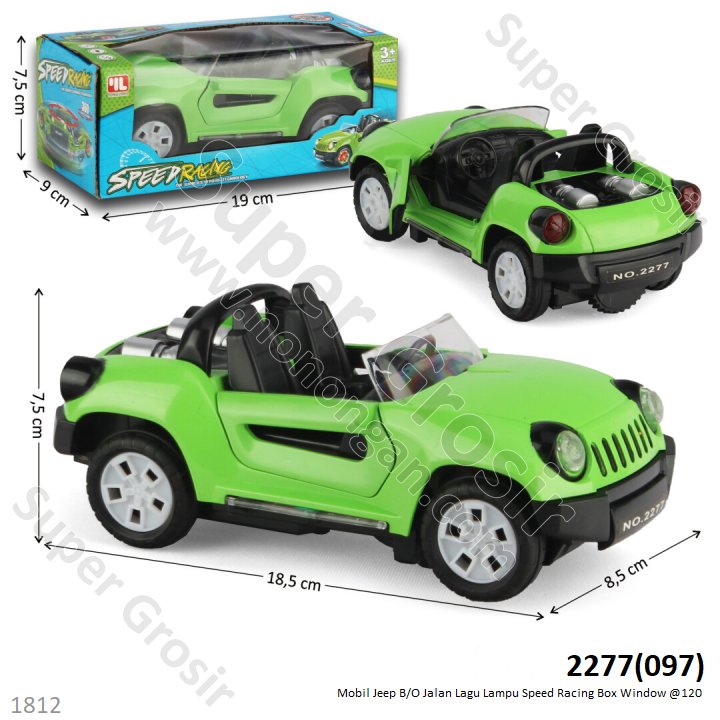 Mobil Jeep B/O Speed Racing Box @120