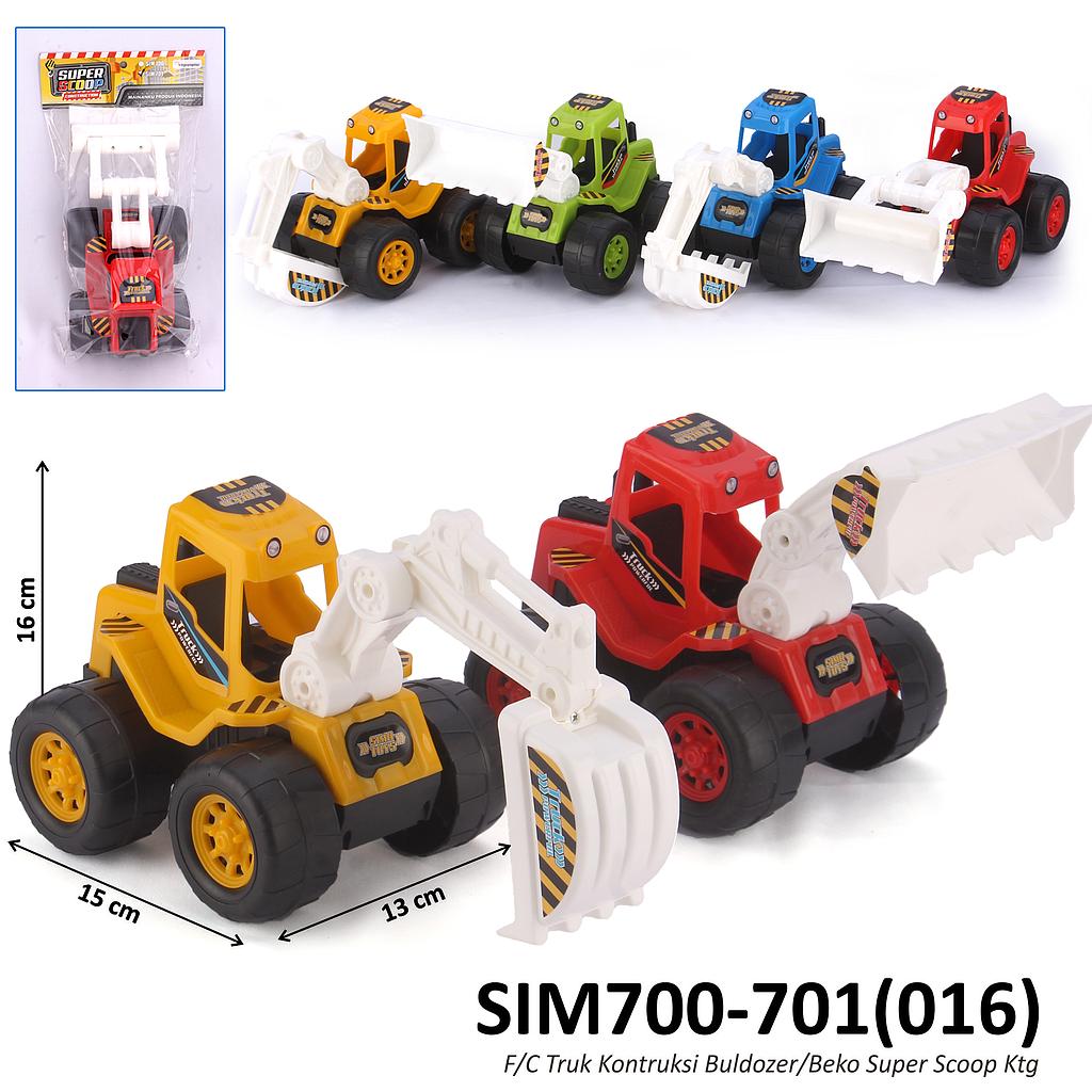 Truk Konstruksi F/C Bulldozer/Excavator Super Scoop Ktg Opp @60