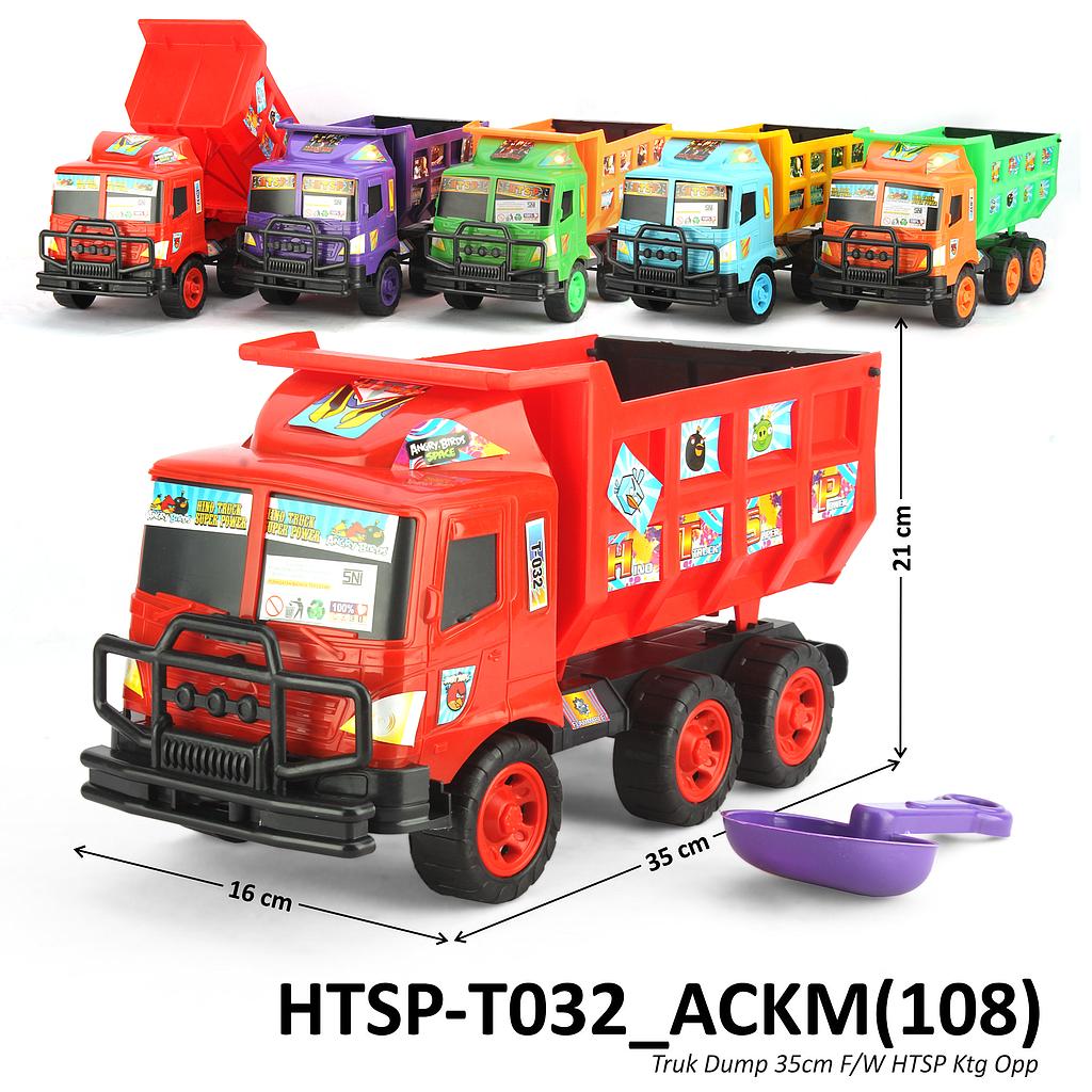 Truk Dump Tronton 35 cm F/W + Sekop Hino Truck Super Power Ktg Opp @12