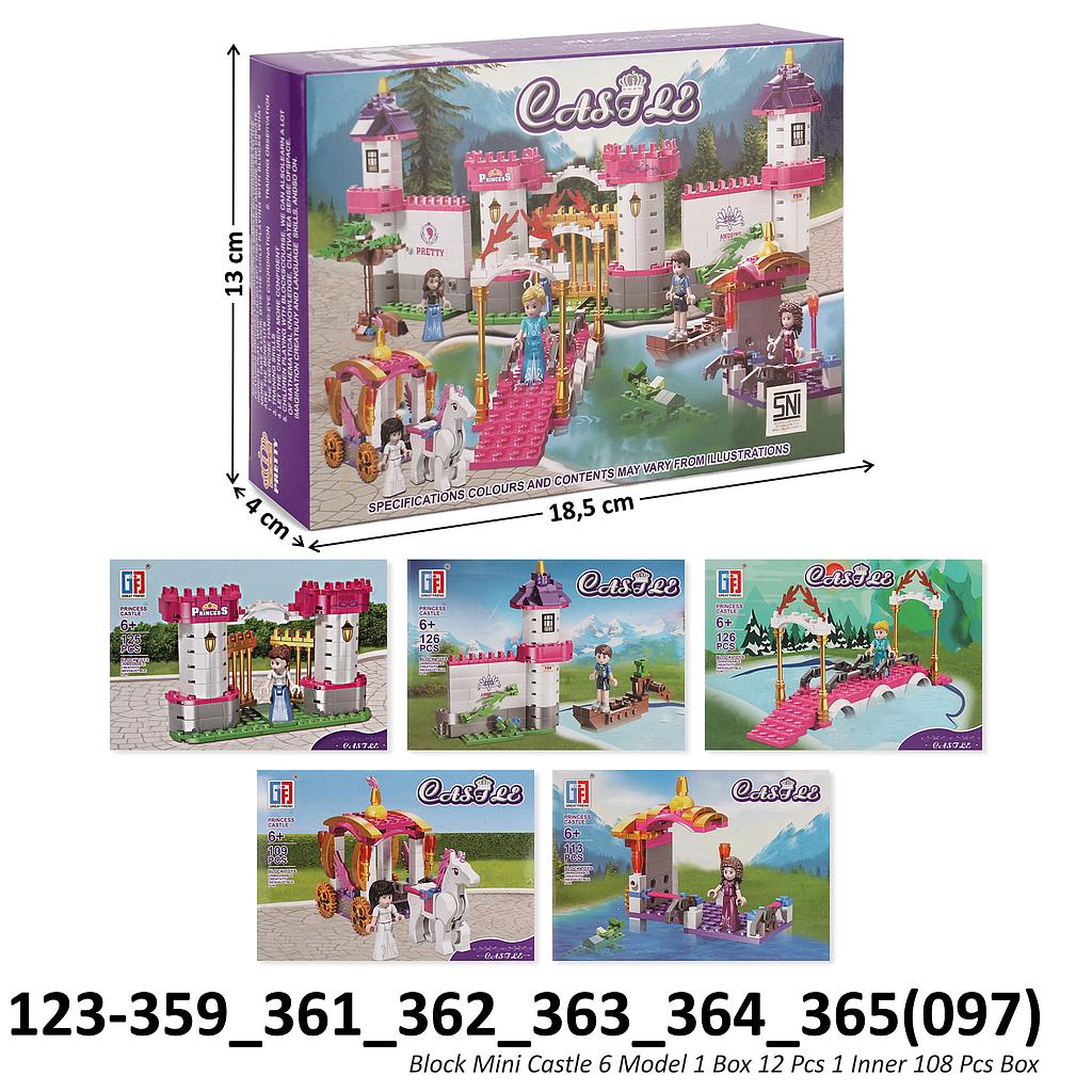 Mini Block Kastil GFJ Castle 6 Model 1 Box 12 Pcs 1 Inner 108 Pcs Box @216