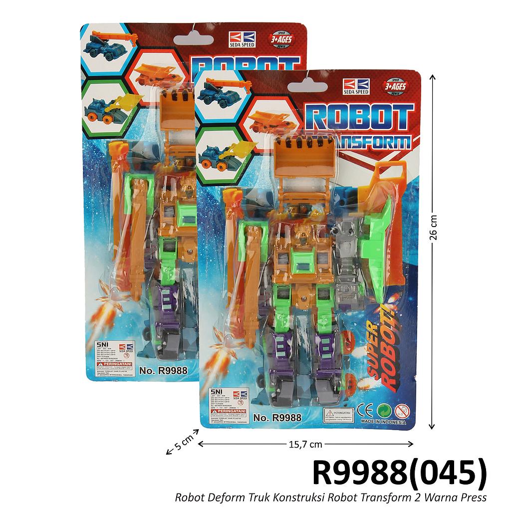 Robot Deform Truk Konstruksi Robot Transform Press @180