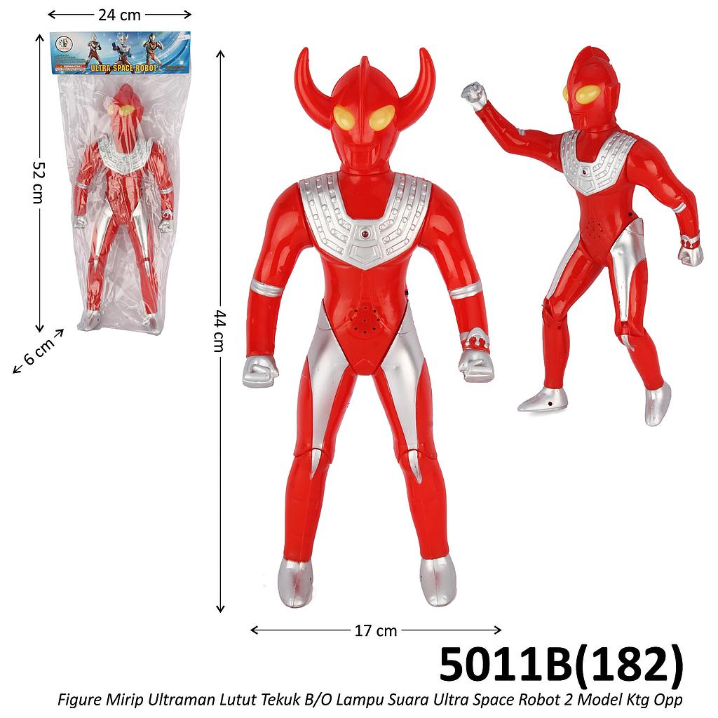Action Figure Ultraman Lutut Tekuk 44 cm B/O Suara Lampu Ultra Space Robot Ktg Opp @60