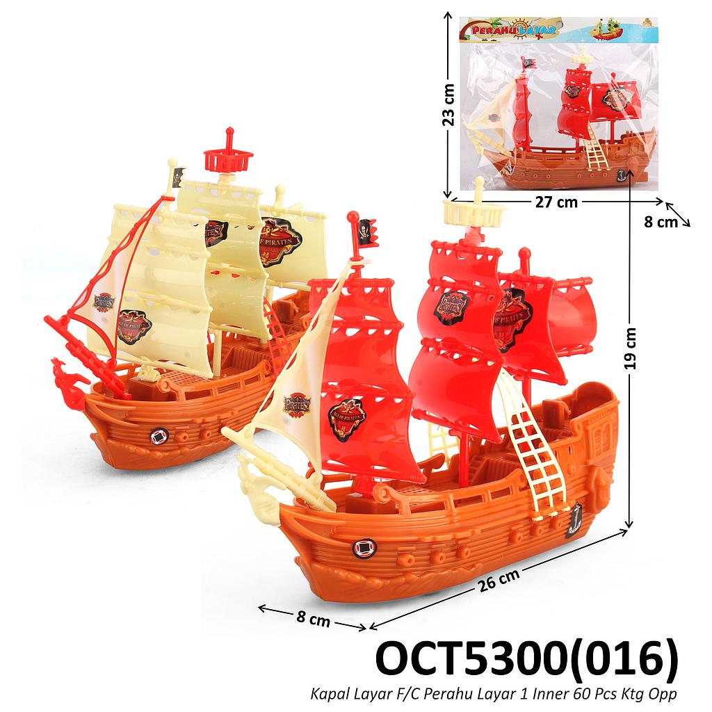 Kapal Layar F/C Perahu Layar 1 Inner 60 Pcs Ktg Opp @120