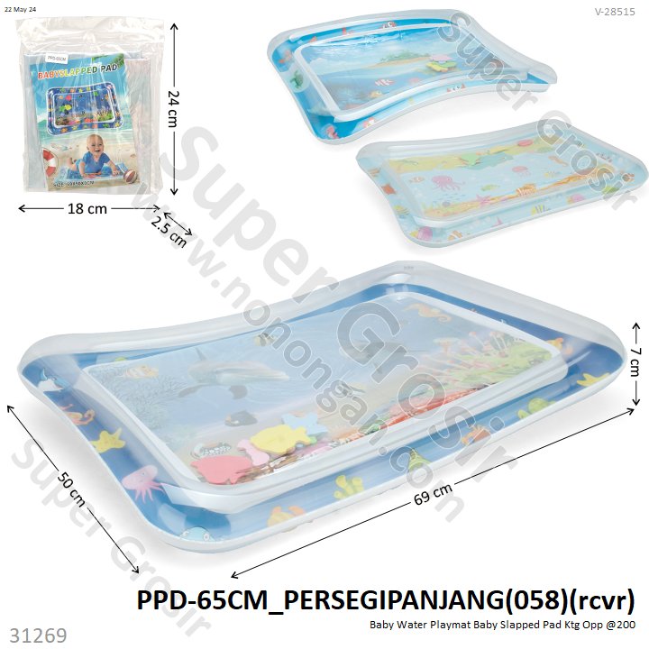 Matras Bayi Baby Water Playmat Baby Slapped Pad Ktg Opp @200