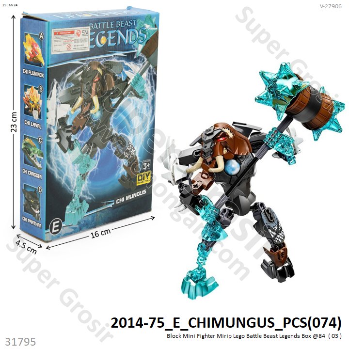 Block Fighter Toys (Lego Battle Legend) @84