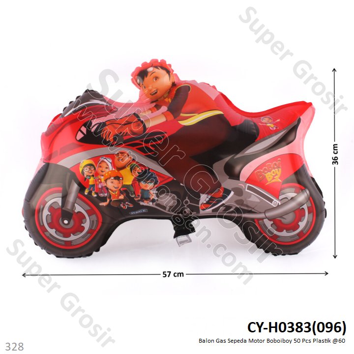 Balon Gas Sepeda Motor 50 Pcs Plastik @60