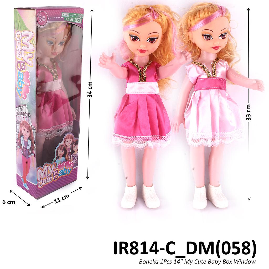 Boneka Anak 14 Inch My Cute Baby IR814-C Box Window @147