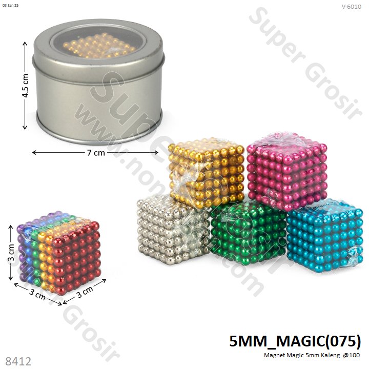 Magnet Magic 5mm Kaleng  @100