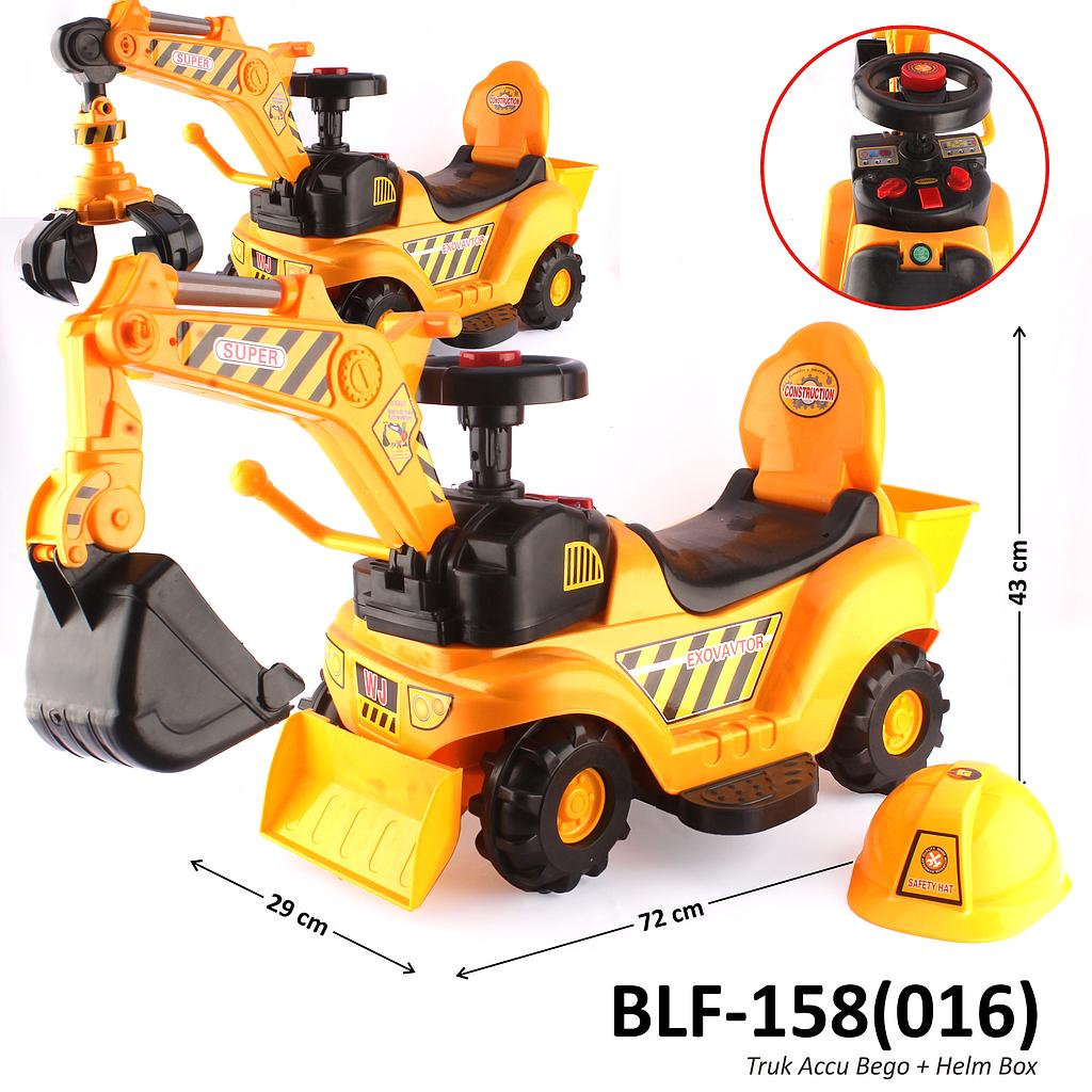 Tunggangan Aki Mobil Excavator + Helm Box @3 