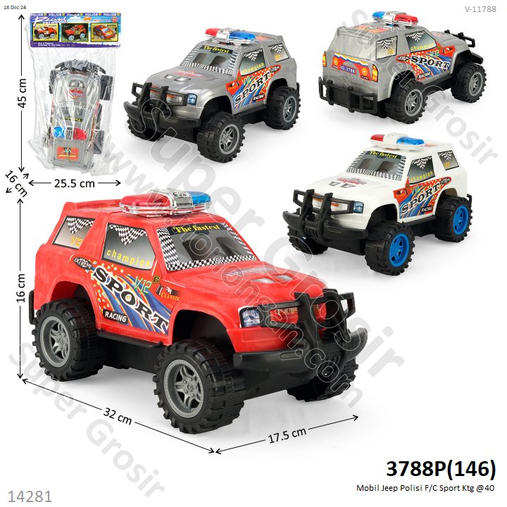 Mobil Jeep Polisi F/C Sport Ktg @40
