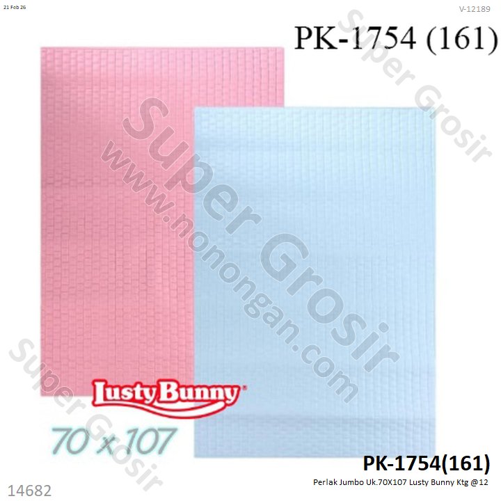 Perlak Jumbo Uk.70X107 Lusty Bunny Ktg @12