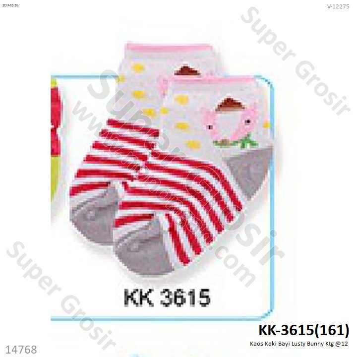Kaos Kaki Bayi Lusty Bunny Ktg @12