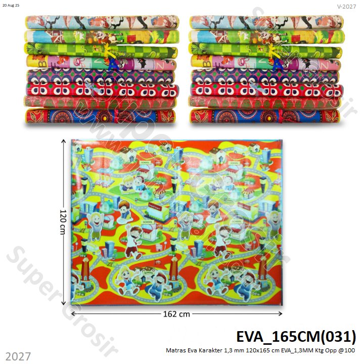 Matras Eva Karakter 1,3 mm 120x165 cm EVA_1,3MM Ktg Opp @100