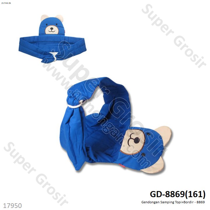 Gendongan Samping Topi+Bordir - 8869