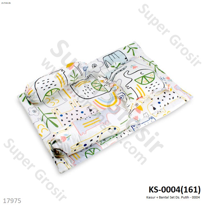 Kasur + Bantal Set Ds. Putih - 0004