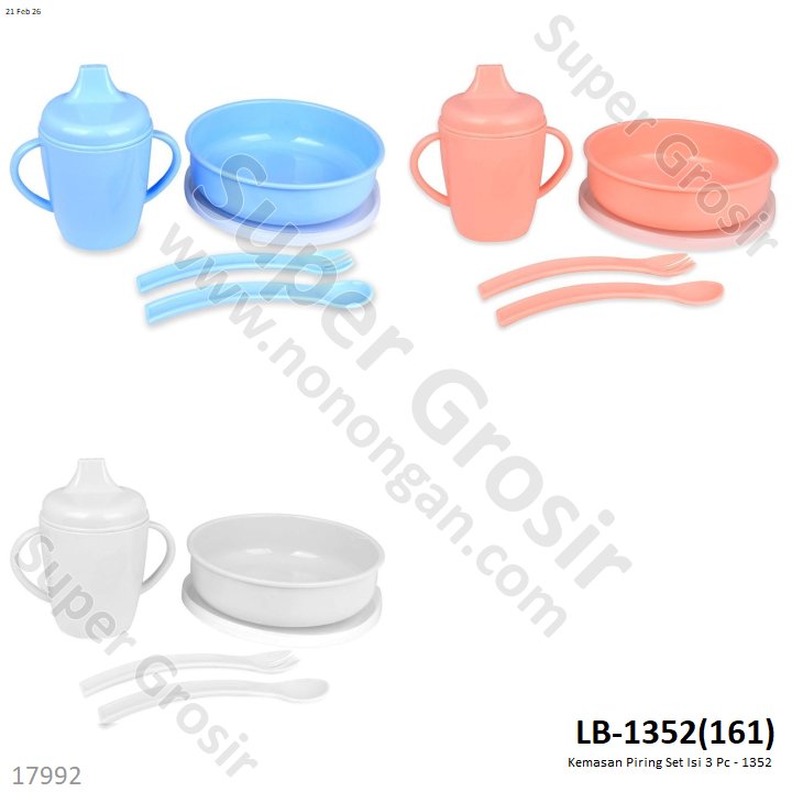 Kemasan Piring Set Isi 3 Pcs Ktg