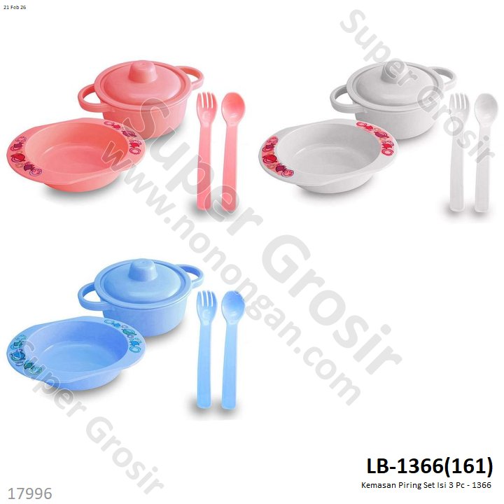 Kemasan Piring Set Isi 3 Pcs Ktg