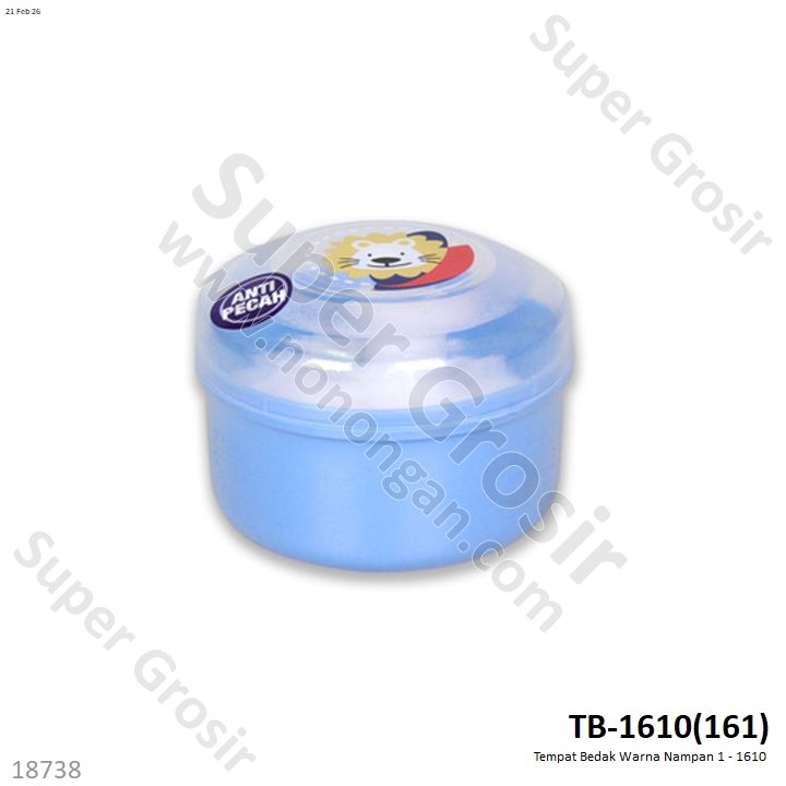 Tempat Bedak Pastel 1 Lubang Anti Pecah 