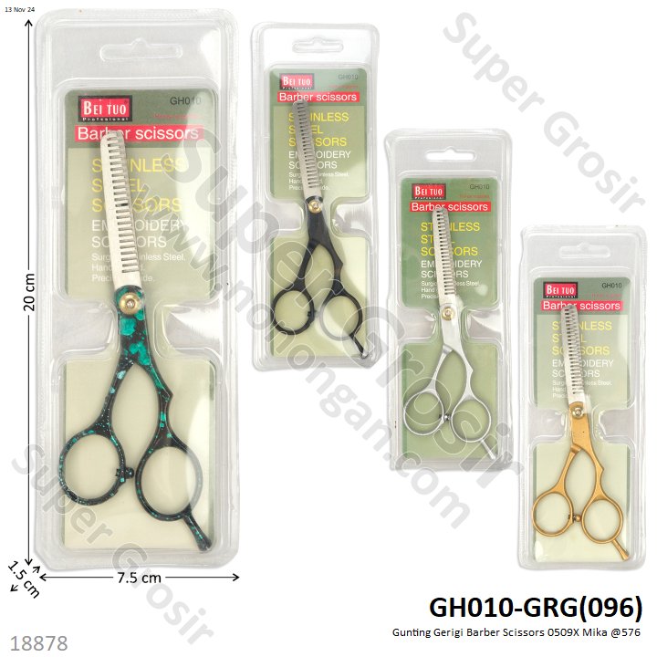 Gunting Sasak Barber Scissors 0509X Press Mika @576