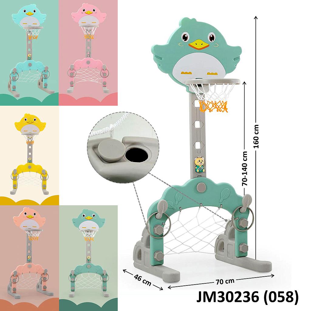 Ring Basket Tiang 160 cm 2 In 1 Gawang Sepak Bola @1