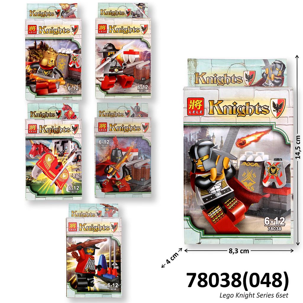 Mini Block Ksatria Lele Knight 6 Model 1 Ikat 6 Pcs Box @0