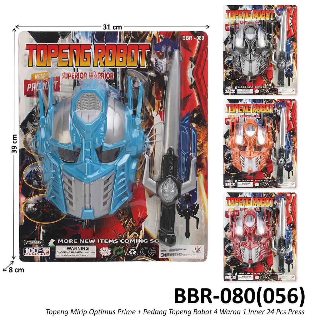 Pedang dan Topeng Optimus Prime Topeng Robot 1 Inner 24 Pcs Press @48