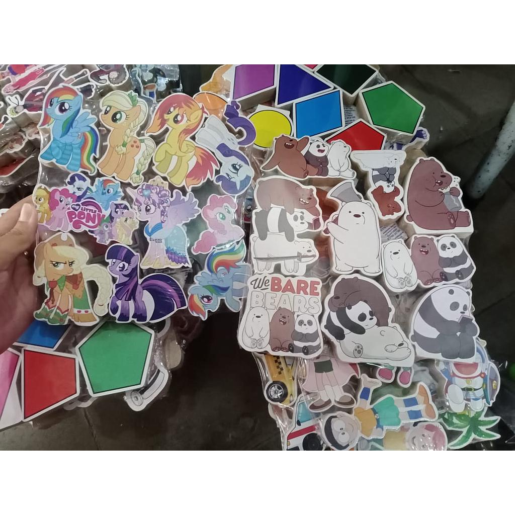 Block Kayu Karakter Press Plastik @50