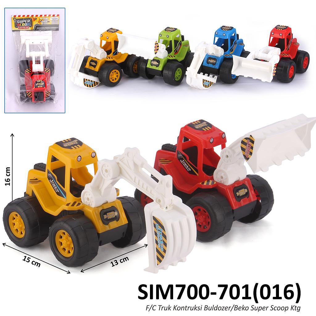 Truk Konstruksi F/C Bulldozer/Excavator Super Scoop Ktg Opp @60