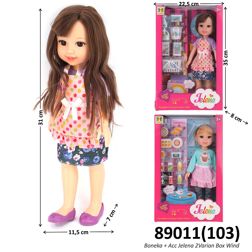 Boneka Anak + Acc Jelena 2 Varian Box Window @30