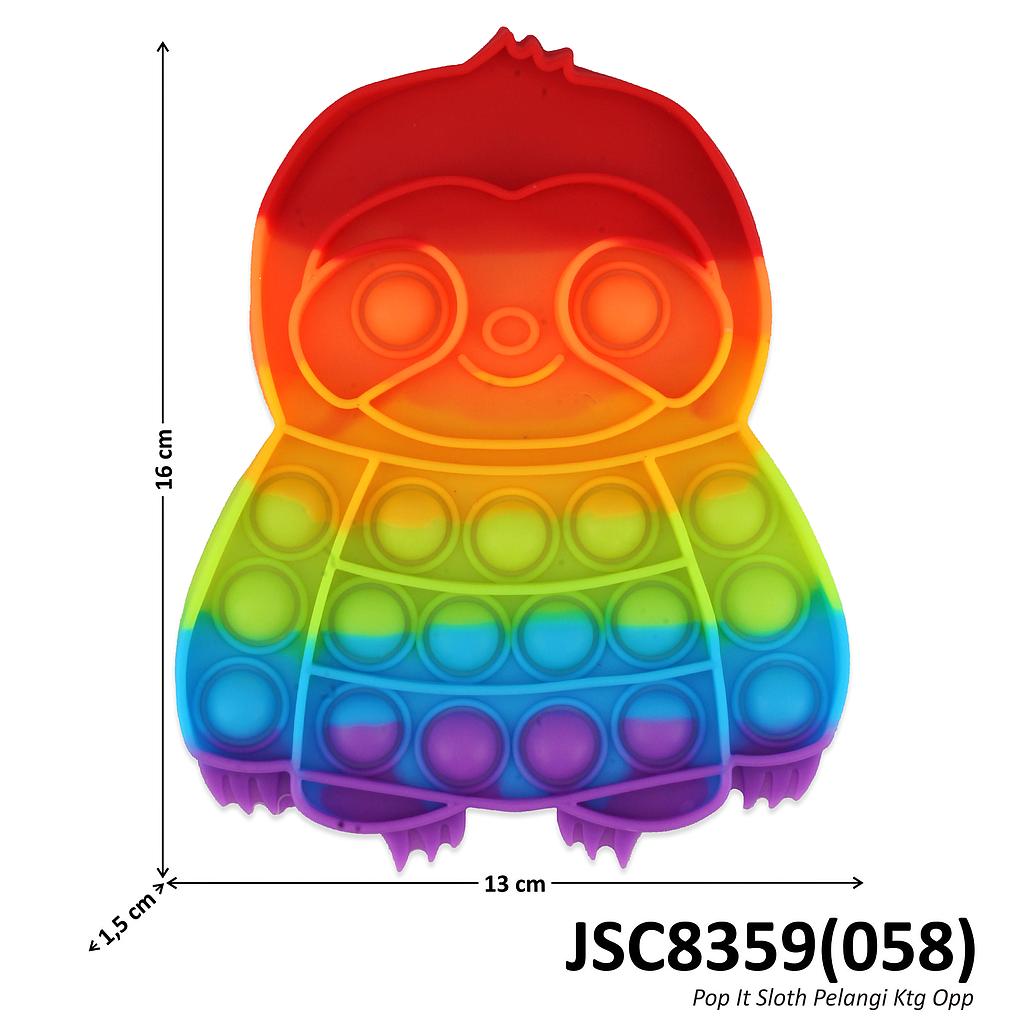 Pop It Kungkang / Sloth Pelangi Ktg Opp @400
