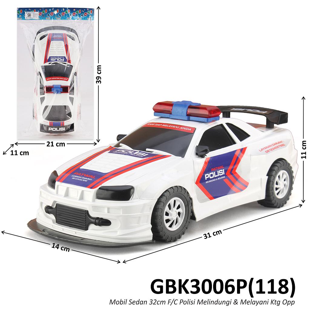 Mobil Polisi 32 cm F/C Toys GBK3006P Ktg Opp @54
