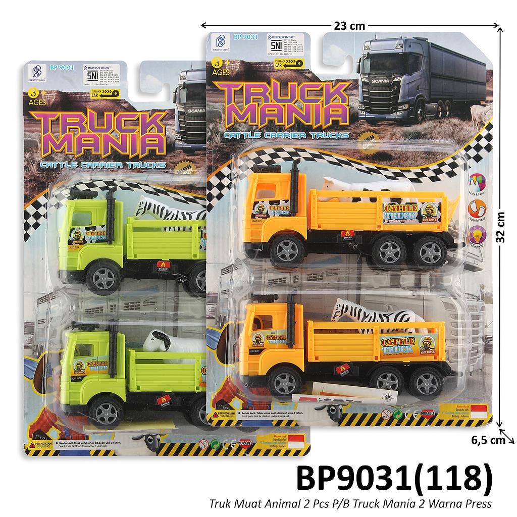 Truk Muat 2 Pcs P/B Muat Hewan Truck Mania Press @96