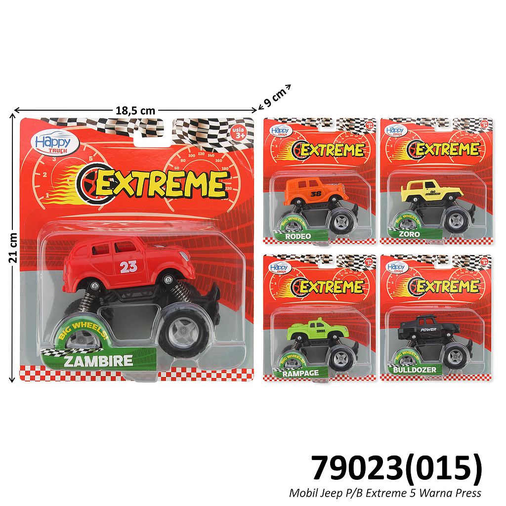 Monster Trucks Jeep P/B Extreme Press @12