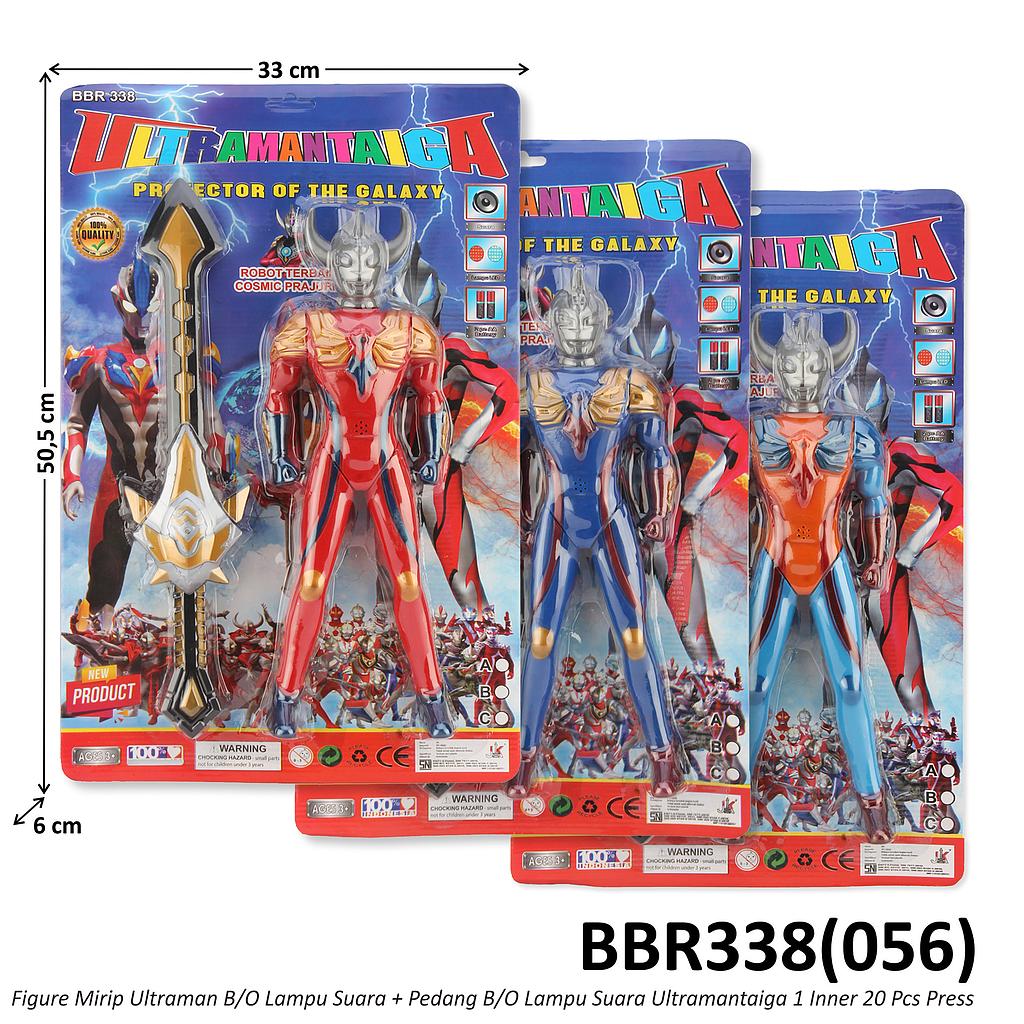 Action Figure Ultraman Set Pedang B/O Suara Lampu Taiga 1 Inner 20 Pcs Press @40