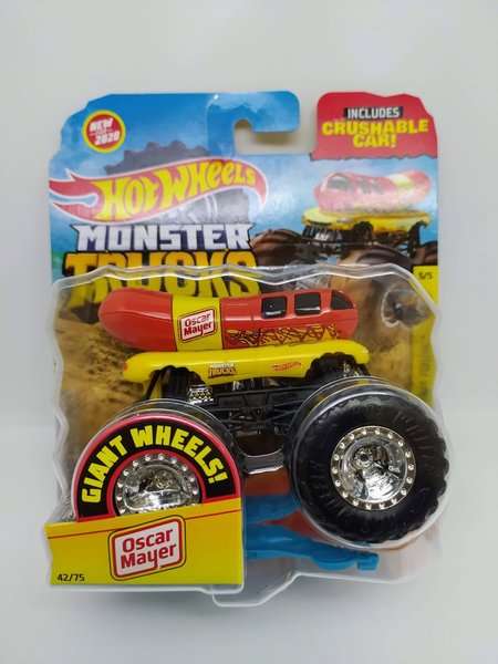 Hot Wheels Monster Trucks Oscar Mayer Wienermobile - Fast Foodie