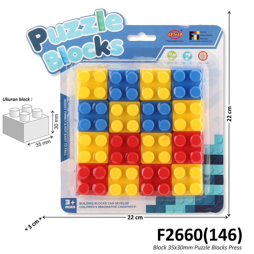 Block 35x30 mm Puzzle Blocks Press @126